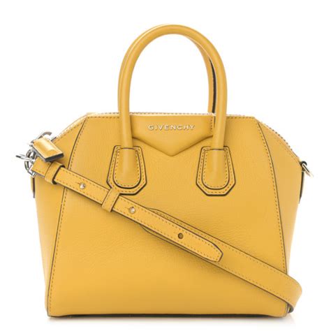 givenchy antigona yellow mini|givenchy antigona price.